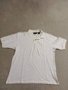 Timberland White 100% cotton polo in XL